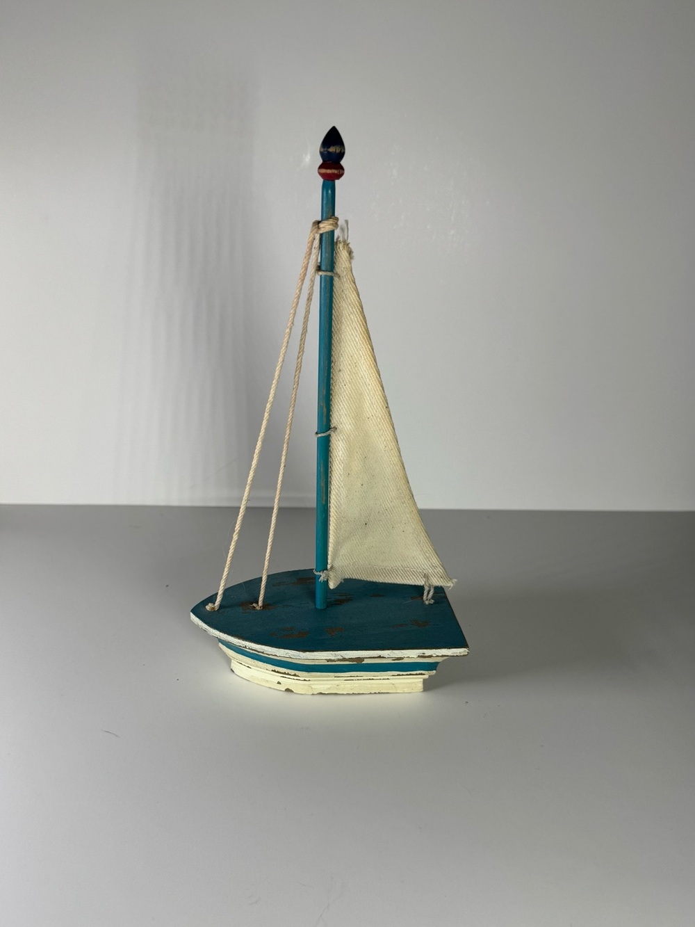 Wooden Sailboat Decor, Handmade Nautical Decor Sailing Boat Decoration